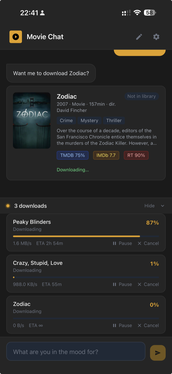 Multiple downloads with progress bars